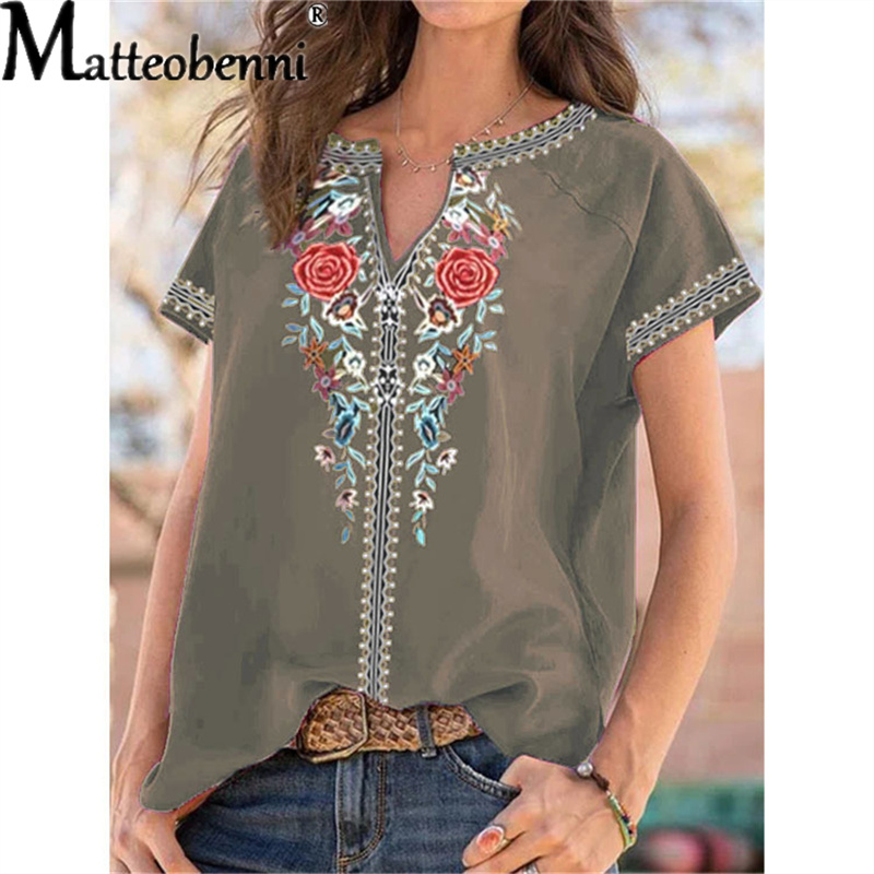 Urban Ethnic Fashion - Verão feminino lazer urbano com decote