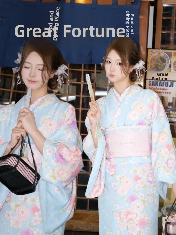 Ethnic Fashion Photography - Novo Kimono Tradicional Japonês Vintage para