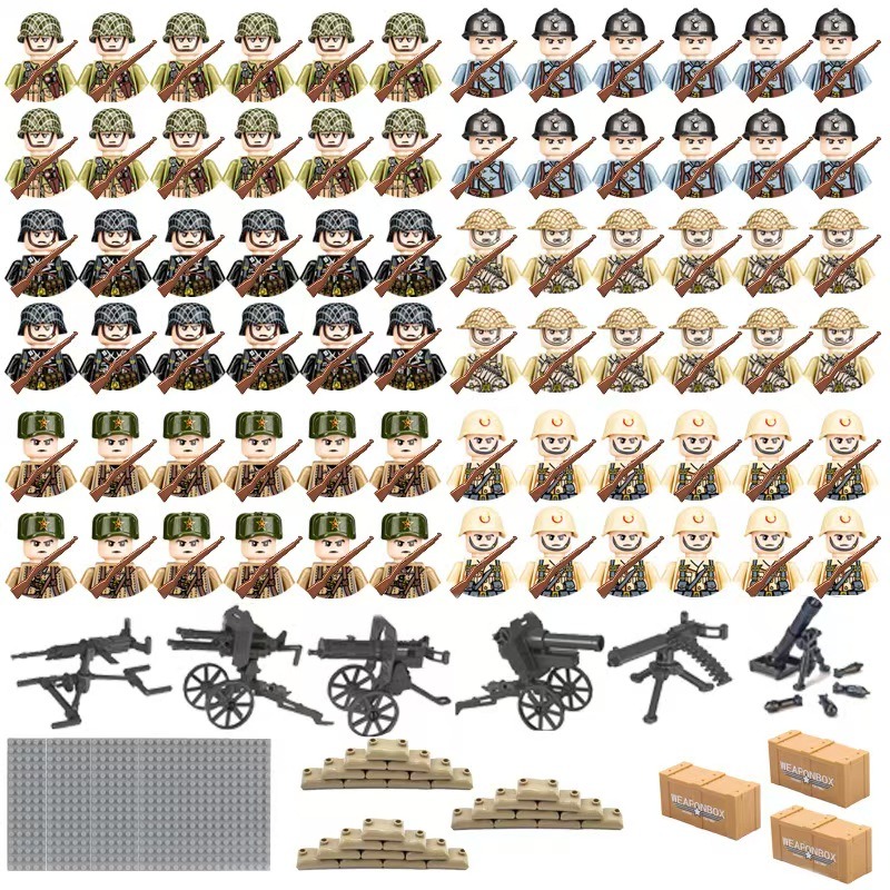 Ethnic Fashion World - 24 Peças/Lote Blocos de Montar Artesanais
