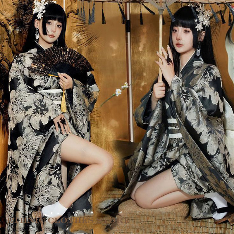 Ethnic Fashion Photography - Japonês tradicional quimono cosplay yukata gueixa