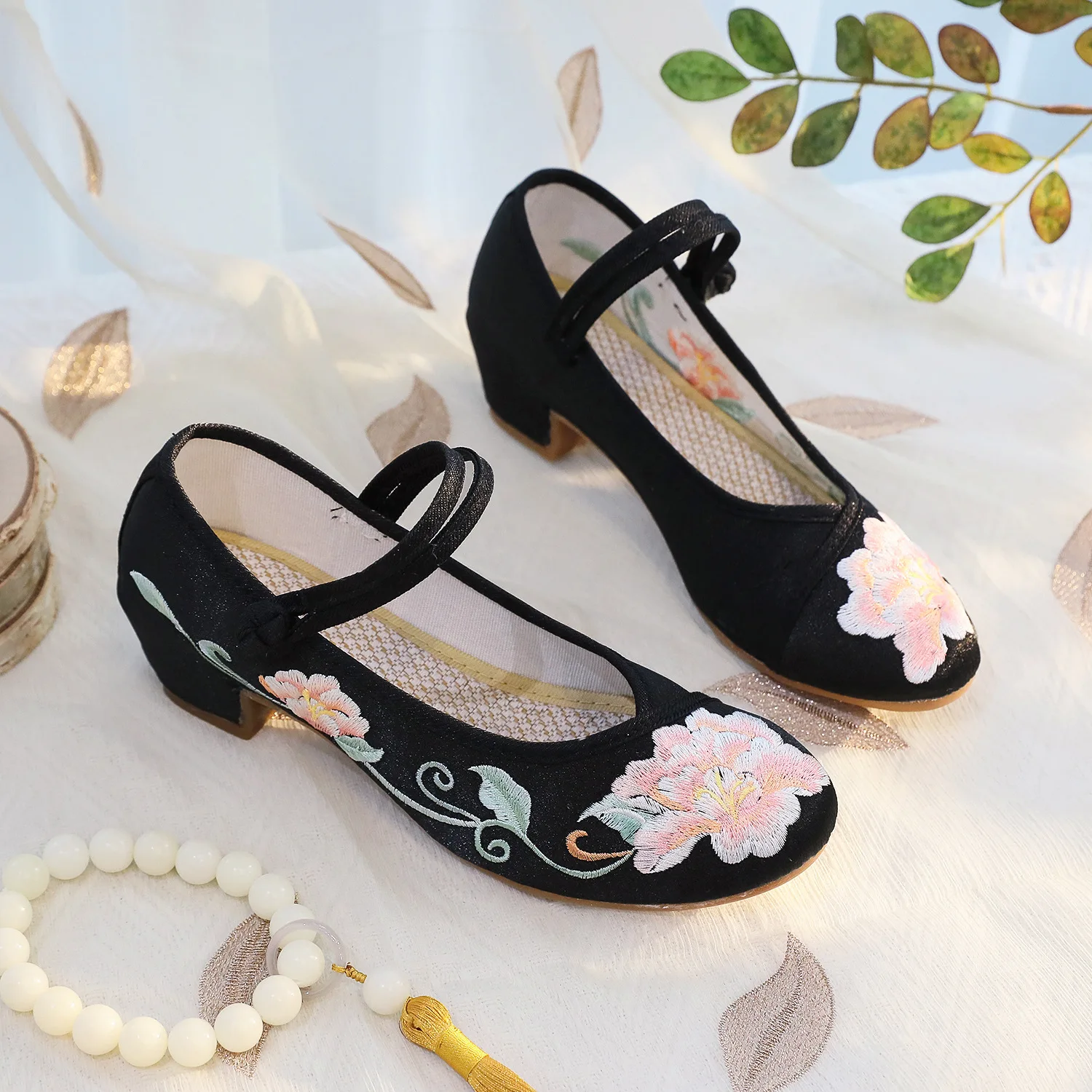 Tamanho 34-40 salto bloco cheo - Ethnic Style avaliação e preço