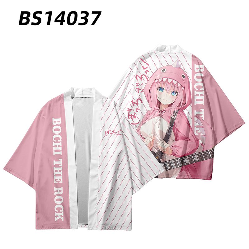 Anime Bocchi Cosplay Traje, Ki - Haori Japanese Jacket avaliação e preço