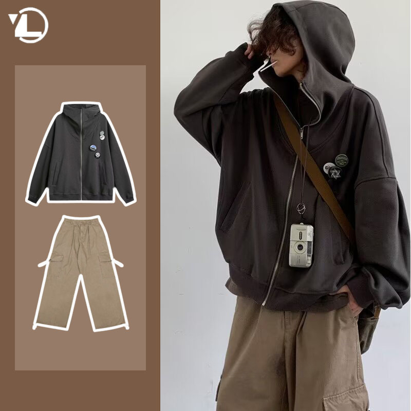 Outono faculdade casual conjun - Haori Japanese Jacket avaliação e preço