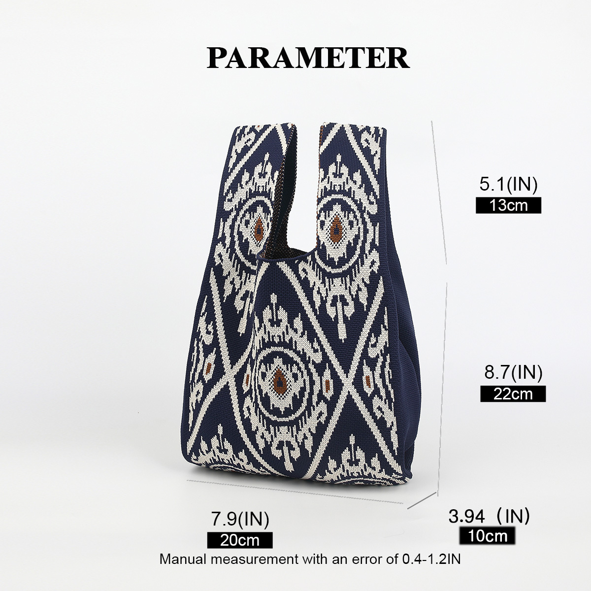 Bolsa de malha estilo étnico b - Ethnic Fashion Book avaliação e preço