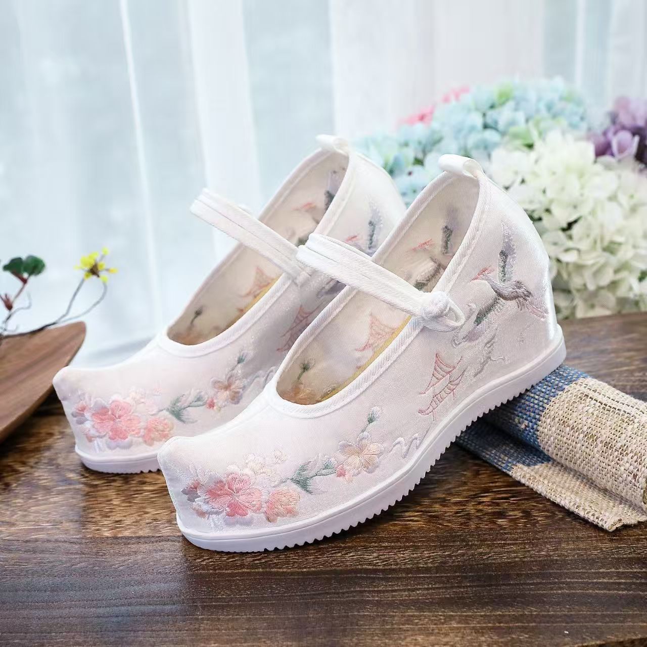 Mulheres aumentadas sapatos bo - Ethnic Style avaliação e preço