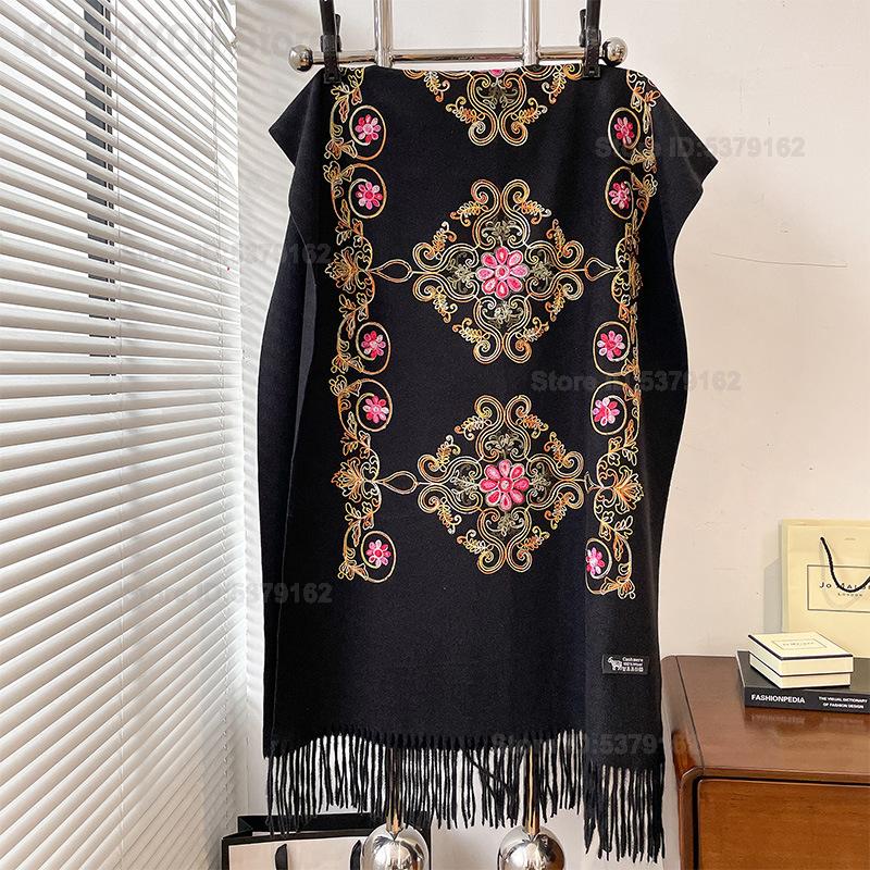 Xale Pashmina Feminino Vintage - Go Ethnic Fashion avaliação e preço