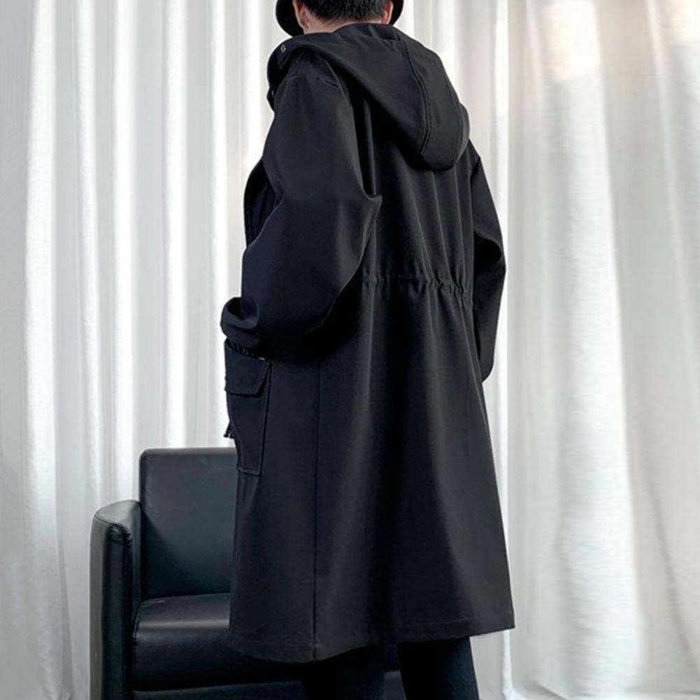 Longo trench coat jaqueta masc - Haori Japanese Jacket avaliação e preço
