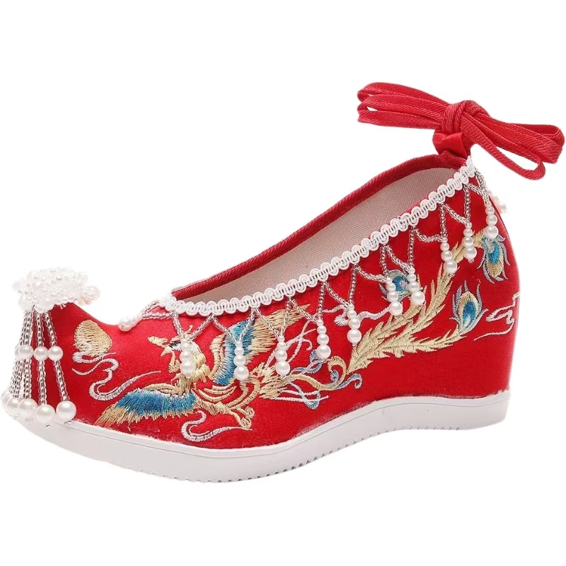 Mulheres novo vermelho bordado - Ethnic Style avaliação e preço